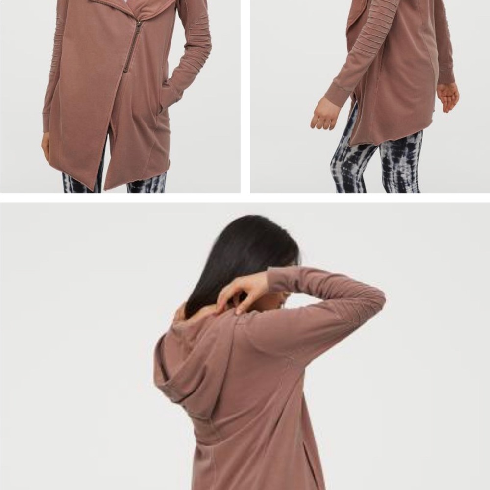 H&M Hooded Sweatshirt Cardigan